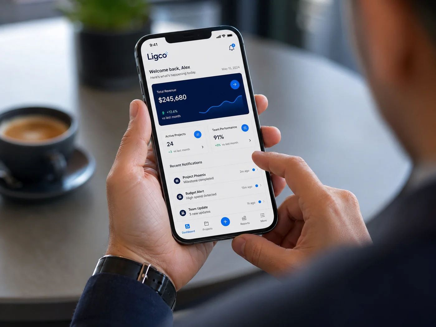 Mobile demo request interface